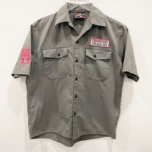 Burton Short Sleeve Mechanic Shirt Button Up X-Small Streetwear Men’s